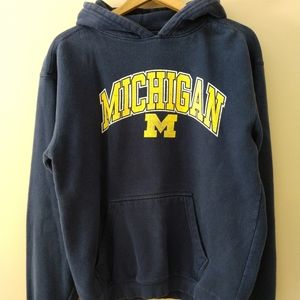 🐸University of Michigan distressed hoodie